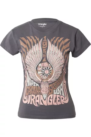 Wrangler Kvinna Skjortor - T-shirt 'SHRUNKEN BAND