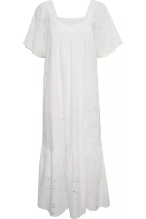 Saint Tropez Kvinna Vita klänningar - Klänning 'Mellani