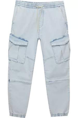 Pull&Bear Man Cargobyxor - Cargojeans