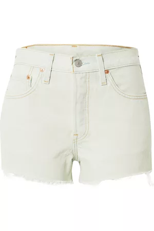 Levi's Kvinna Shorts - Jeans '501® ORIGINAL SHORT DARK INDIGO - WORN I