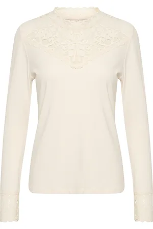 Cream Blus 