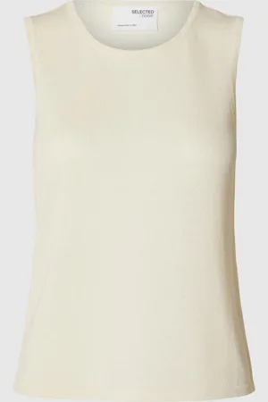 SELECTED Broderad topp 
