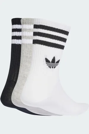 adidas 3-Stripes Crew Strumpor 3-pack