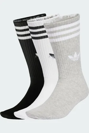 adidas 3-Stripes High Crew Strumpor 3-pack