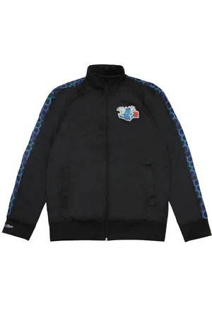 Mitchell & Ness Charlotte Hornets Taped Träningsjacka för herrar
