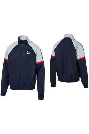 PUMA XTG Blue Woven Track Jacket - Herr