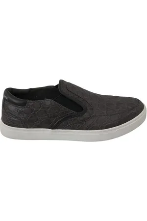 Dolce & Gabbana Herrskor Läder Platta Caiman Loafers Skor