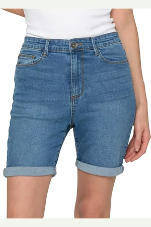 Enzo | Skinny jeansshorts för kvinnor