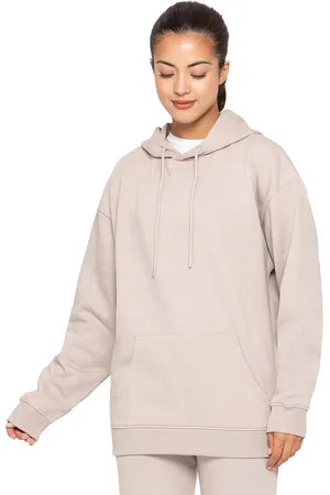 Enzo | Dam Oversized Hoodie - Havremjöl