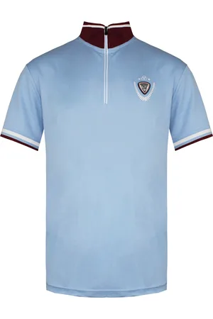 Rossignol Kortärmad 3/4 Zip Up Ljusblå Herr Virage Polo Shirt RLDMY10 794