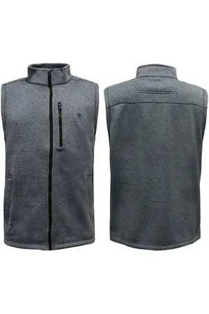 Timberland Zip Up Sleeveless Grey Mens Bodywarmer Gilet 7600J 912