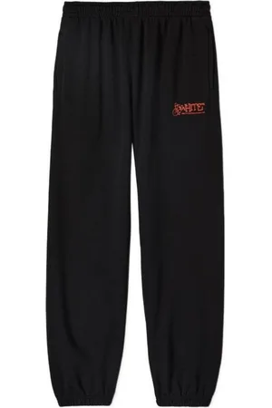 OFF-WHITE Graffiti Arrow Crew Design Smala Manschetter Sweatpants