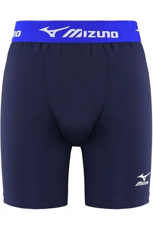 Mizuno Logo Mens Navy Baselayer Shorts