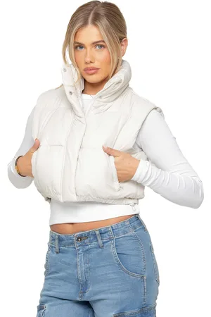 Enzo | Dam Puffer Gilet Jacka