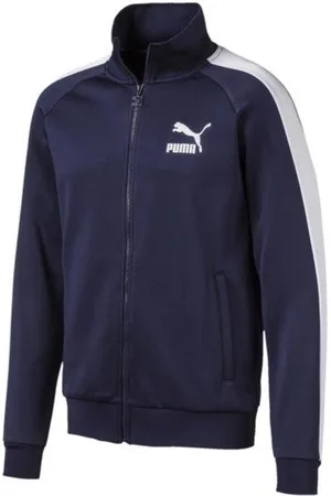 PUMA Iconic T7 Marinblå träningsjacka för herrar