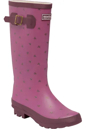 Regatta Dam/Ladies Ly Fairweather II Tall Durable Wellingtonstövlar (Violett/Fig Rose Blush)