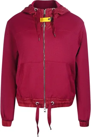 Parajumpers Zip Burgundy Hoodie