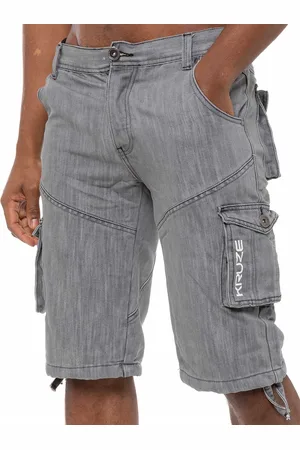 Enzo Kruze Cargo Combat Shorts för herrar