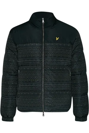 Lyle & Scott Fair Isle vändbar pufferjacka