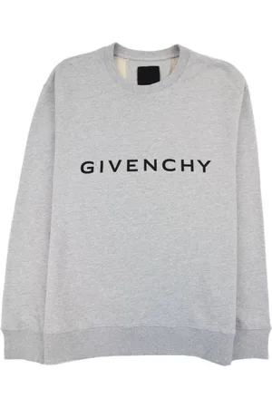 Givenchy Archetype Slim Fit Sweatshirt i fleece Ljusgrå