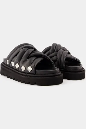 TOGA PULLA Aj1345 Sandals - - Leather - Black