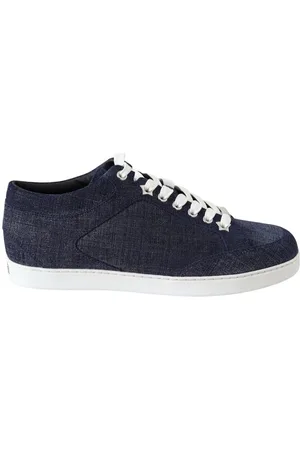 Jimmy Choo Dam Miami Blue Denim Sneakers