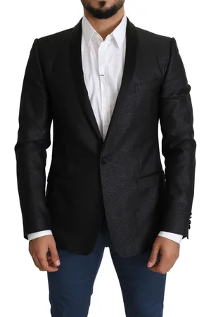 Dolce & Gabbana Jacquard enkelknäppt GOLD Blazer