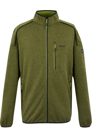 Regatta Mens Kames Fleecejacka med full dragkedja (Nephrite Green/Grenoble Green)