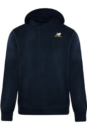 New Balance Långärmad Pullover Herrar Broderad Hoodie MT11550 ECL