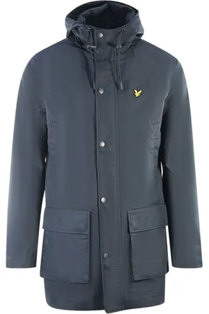 Lyle & Scott Parka med huva Marinblå Jacka