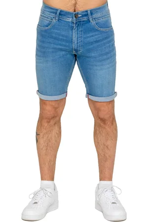 Enzo | Herr Stretch Denim Shorts