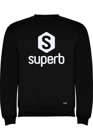 SUPERB Hexawhite 6020 långärmad sweatshirt med rund halsringning för män