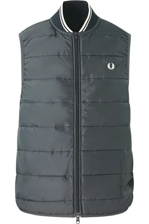 Fred Perry X Lavenham Quiltad giletjacka