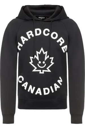 Dsquared2 Hardcore Canadian Maple Leaf Logo Hoodie