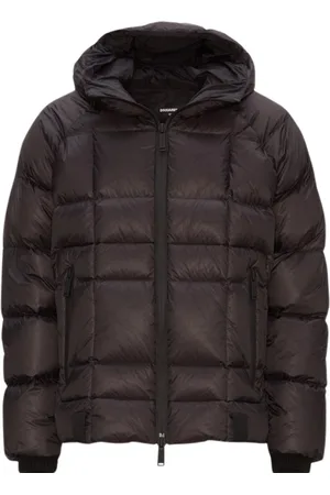 Dsquared2 Logotryckt dunjacka med huva