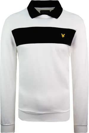 Lyle & Scott Ventech Golf Herr Vit Topp