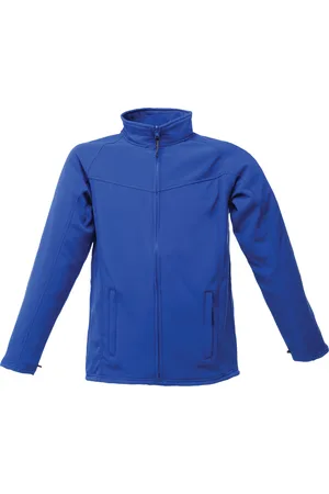 Regatta Mens Uproar Lätt vindresistent Softshell-jacka (Royal Blue/Seal Grey)