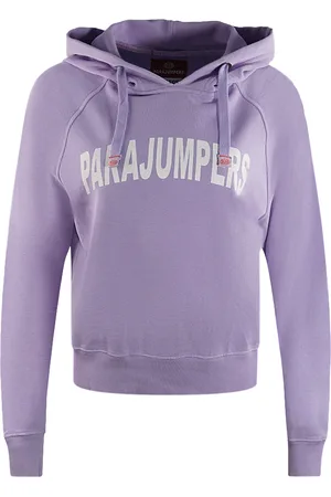 Parajumpers Hoody enfärgad Crop Hoodie