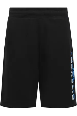 Givenchy Paris Gradient Logo Broderade Sweat Shorts i