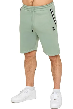 Enzo Kruze | Fleece-shorts med tejp för herrar