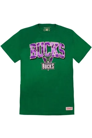 Mitchell & Ness Mitchell & Nes NBA Milwaukee Bucks T-shirt för herrar