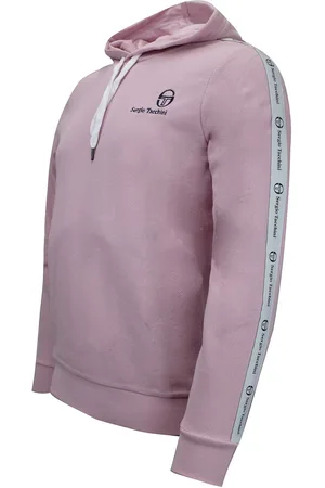 Sergio Tacchini Långärmad Devok Hoodie med tejpade kanter för herrar