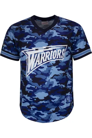 Mitchell & Ness Camo Mesh Team Golden State Warriors T-shirt för herrar