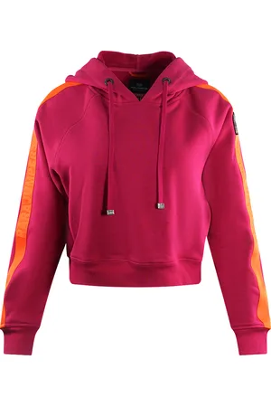 Parajumpers Letta Taped Sleeves Croppad Hoodie