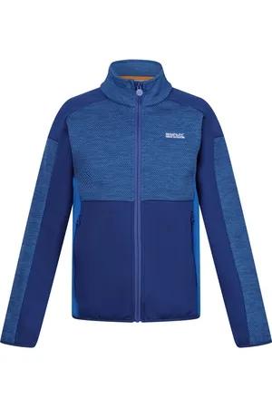 Regatta Highton III Fleecejacka för barn/ungdomar (Oxford Blue/New Royal)