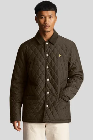 Lyle & Scott Quiltad jacka i Olive