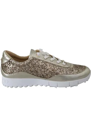 Jimmy Choo Damskor Läder Antique Monza Sneakers