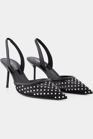 PARIS TEXAS Lidia Slingback 70 Pumps - - Synthetic - Black