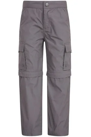 Mountain Warehouse Convertible Active-byxor för barn/ungdomar (mörkgrå)