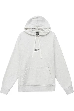 New Balance NB Essentials Herr Heather Grey Hoodie